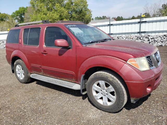 5N1AR18U65C747272 - 2005 NISSAN PATHFINDER LE BURGUNDY photo 4