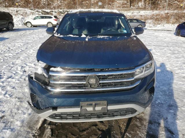 1V21E2CA6LC210559 - 2020 VOLKSWAGEN ATLAS CROS SE BLUE photo 5