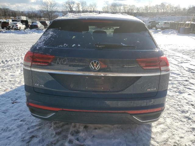 1V21E2CA6LC210559 - 2020 VOLKSWAGEN ATLAS CROS SE BLUE photo 6