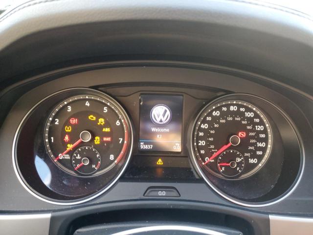 1V21E2CA6LC210559 - 2020 VOLKSWAGEN ATLAS CROS SE BLUE photo 9