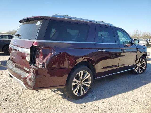 1FMJK1LT6LEA41682 - 2020 FORD EXPEDITION MAX PLATINUM BURGUNDY photo 3