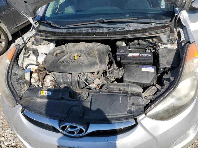 KMHDH4AE3DU550525 - 2013 HYUNDAI ELANTRA GLS SILVER photo 11