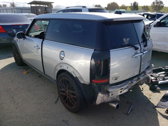 WMWMM33598TP89626 - 2008 MINI COOPER S CLUBMAN SILVER photo 2