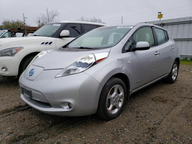 JN1AZ0CP3BT006530 - 2011 NISSAN LEAF SV SILVER photo 1