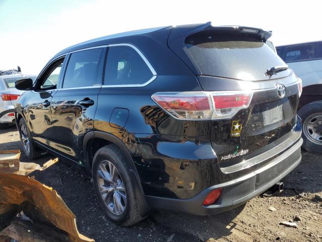 5TDJKRFH4FS174093 - 2015 TOYOTA HIGHLANDER XLE BLACK photo 2