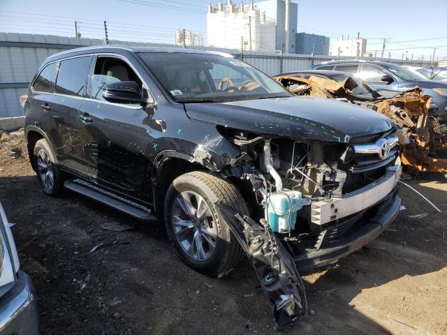 5TDJKRFH4FS174093 - 2015 TOYOTA HIGHLANDER XLE BLACK photo 4