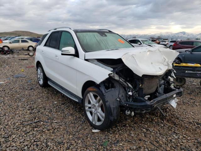 4JGDA5HB1FA488214 - 2015 MERCEDES-BENZ ML 350 4MATIC WHITE photo 4
