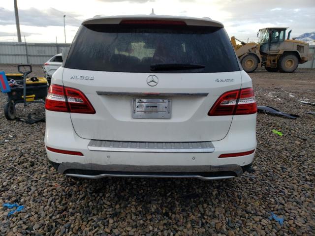 4JGDA5HB1FA488214 - 2015 MERCEDES-BENZ ML 350 4MATIC WHITE photo 6