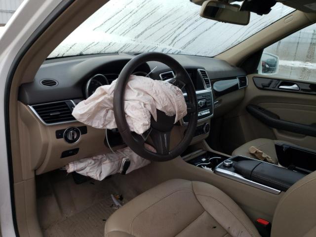 4JGDA5HB1FA488214 - 2015 MERCEDES-BENZ ML 350 4MATIC WHITE photo 8