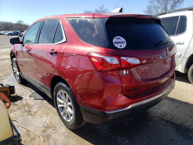 2GNAXKEV2K6236487 - 2019 CHEVROLET EQUINOX LT BURGUNDY photo 2