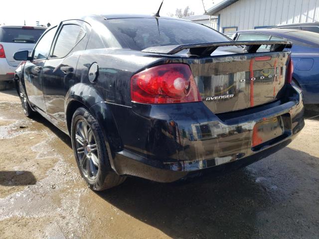 1B3BD4FBXBN523465 - 2011 DODGE AVENGER EXPRESS 黑色 照片 2