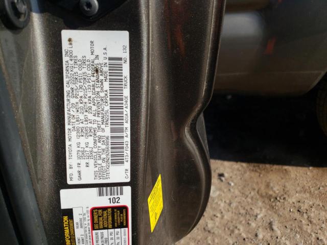 5TETX22N29Z669896 - 2009 TOYOTA TACOMA ACCESS CAB თაფლისფერი ფოტო 12