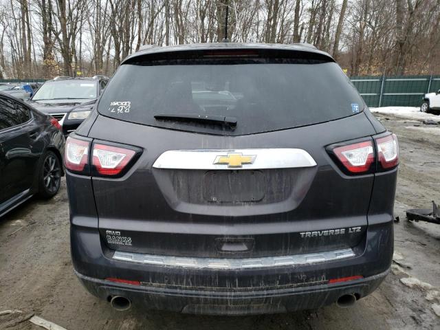 1GNKVJKD1FJ343958 - 2015 CHEVROLET TRAVERSE LTZ CHARCOAL photo 6