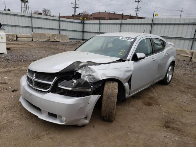 1B3CC5FV8AN116623 - 2010 DODGE AVENGER R/T SILVER photo 1