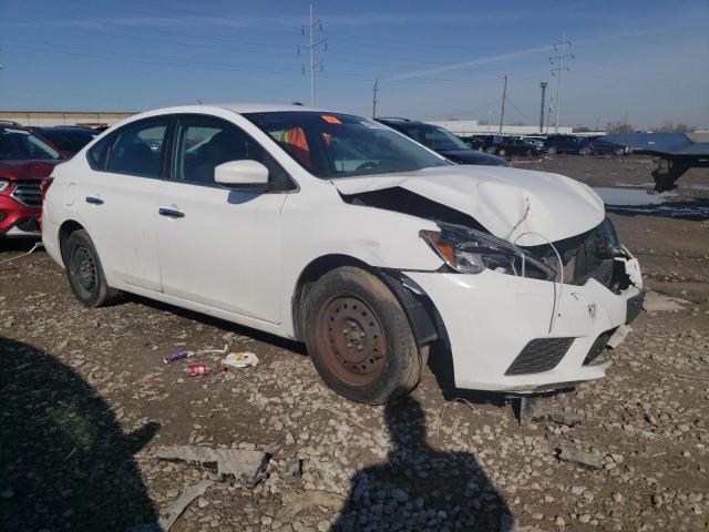 3N1AB7AP6KY233122 - 2019 NISSAN SENTRA S WHITE photo 4