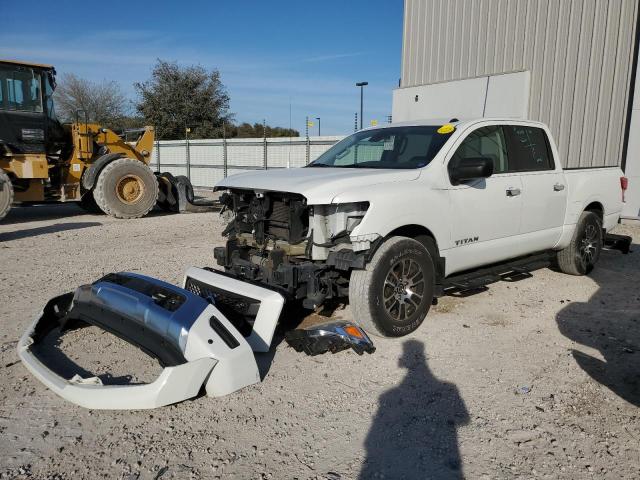 1N6AA1EF4MN503766 - 2021 NISSAN TITAN SV WHITE photo 1