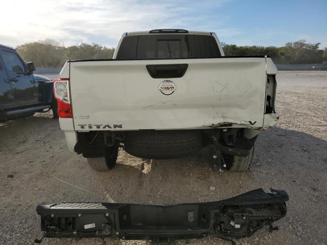 1N6AA1EF4MN503766 - 2021 NISSAN TITAN SV WHITE photo 6