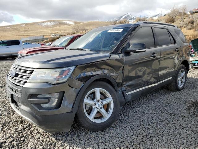 1FM5K8D87GGD29807 - 2016 FORD EXPLORER XLT GRAY photo 1