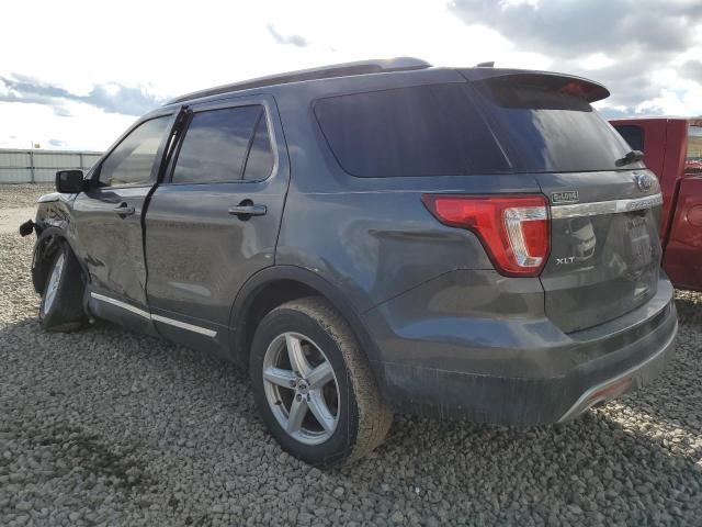 1FM5K8D87GGD29807 - 2016 FORD EXPLORER XLT GRAY photo 2