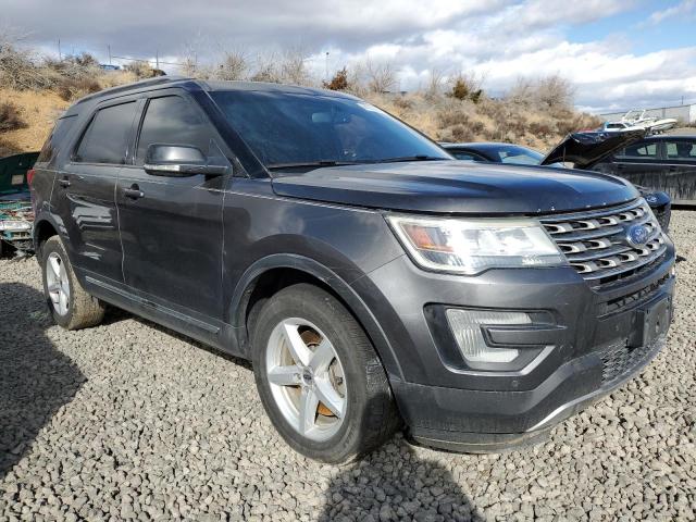 1FM5K8D87GGD29807 - 2016 FORD EXPLORER XLT GRAY photo 4