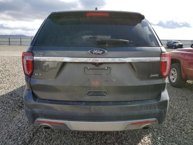 1FM5K8D87GGD29807 - 2016 FORD EXPLORER XLT GRAY photo 6