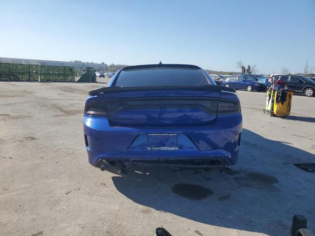 2C3CDXGJ4KH565668 - 2019 DODGE CHARGER SCAT PACK BLUE photo 6