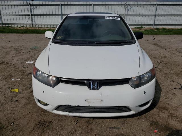 2HGFG12866H504475 - 2006 HONDA CIVIC EX WHITE photo 5