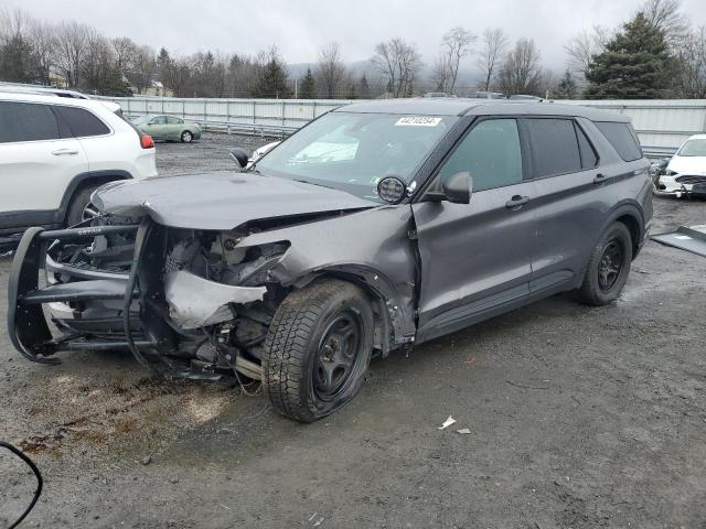 1FM5K8AB6LGC95157 - 2020 FORD EXPLORER POLICE INTERCEPTOR GRAY photo 1