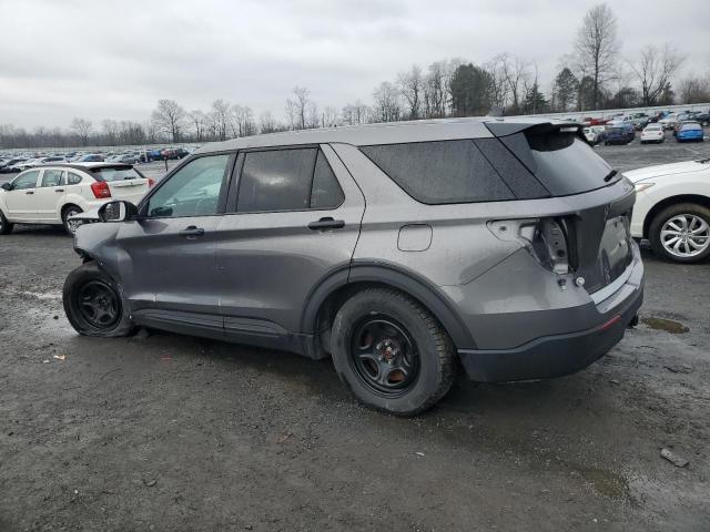 1FM5K8AB6LGC95157 - 2020 FORD EXPLORER POLICE INTERCEPTOR GRAY photo 2