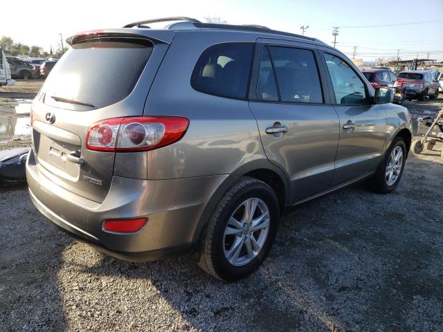 5XYZH4AG4CG108526 - 2012 HYUNDAI SANTA FE SE GRAY photo 3