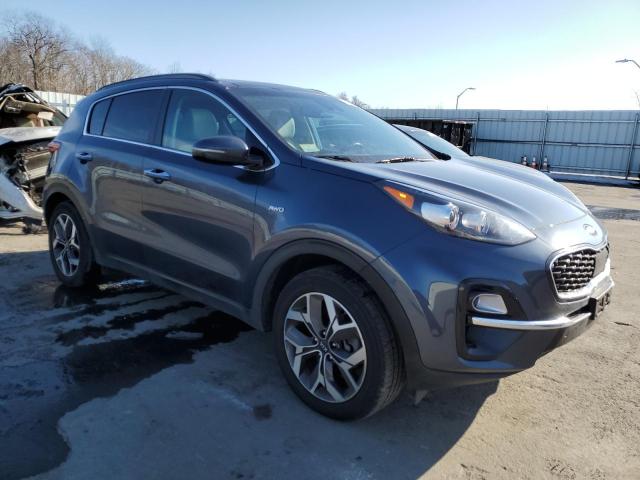 KNDPNCAC7M7870674 - 2021 KIA SPORTAGE EX BLUE photo 4