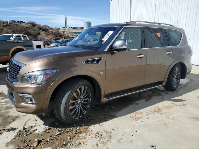 JN8AZ2NEXF9084959 - 2015 INFINITI QX80 BROWN photo 1