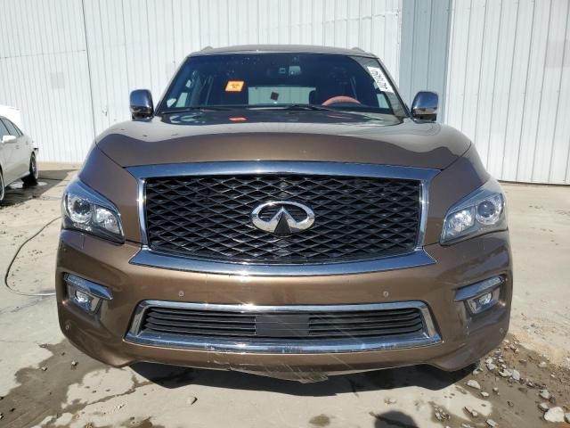 JN8AZ2NEXF9084959 - 2015 INFINITI QX80 BROWN photo 5