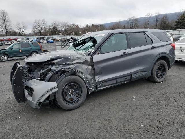 1FM5K8AB0MGB96528 - 2021 FORD EXPLORER POLICE INTERCEPTOR GRAY photo 1