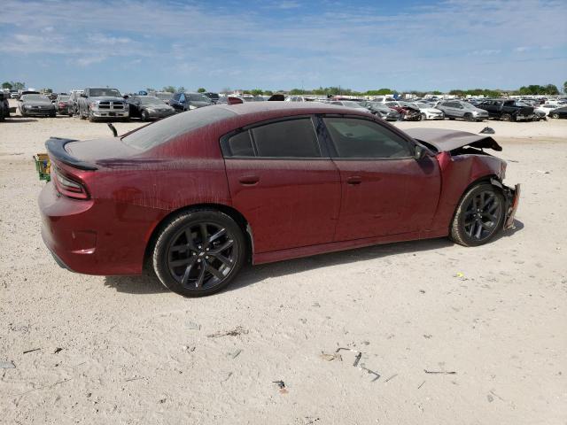 2C3CDXHG5NH114773 - 2022 DODGE CHARGER GT BURGUNDY photo 3