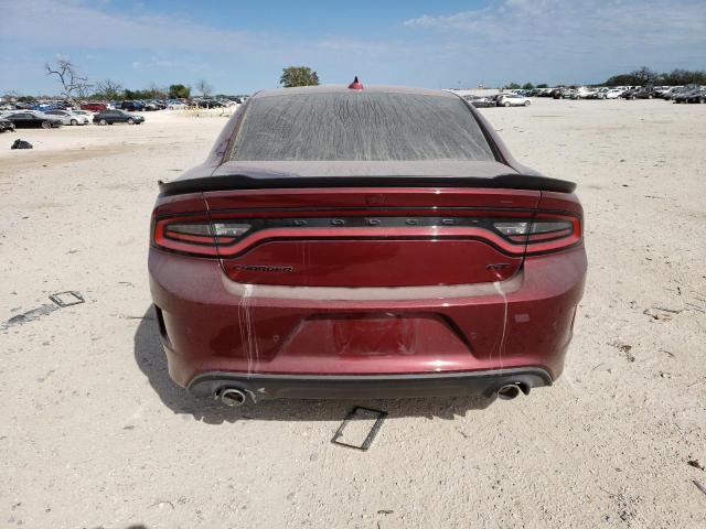 2C3CDXHG5NH114773 - 2022 DODGE CHARGER GT BURGUNDY photo 6