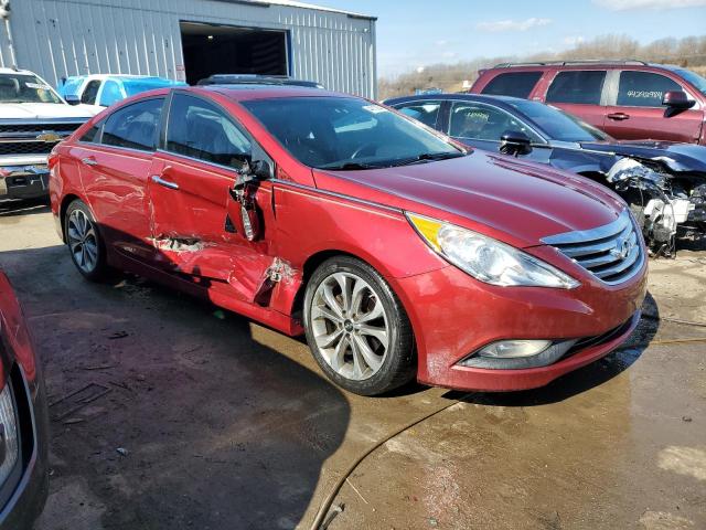 5NPEC4AB0EH924503 - 2014 HYUNDAI SONATA SE RED photo 4