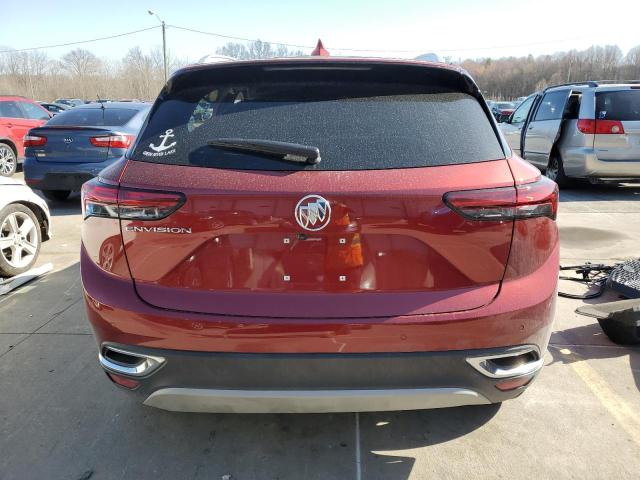 LRBFZNR49PD022647 - 2023 BUICK ENVISION ESSENCE RED photo 6