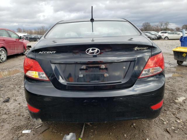 KMHCU4AE1DU341548 - 2013 HYUNDAI ACCENT GLS BLACK photo 6