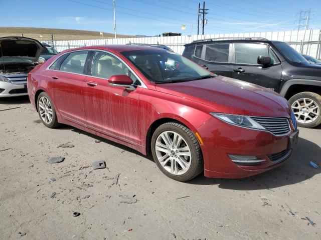 3LN6L2LU7ER808151 - 2014 LINCOLN MKZ HYBRID RED photo 4