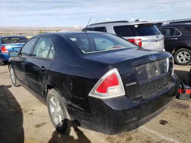 3FAHP07Z89R167664 - 2009 FORD FUSION SE BLACK photo 2