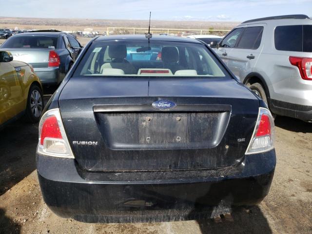 3FAHP07Z89R167664 - 2009 FORD FUSION SE BLACK photo 6