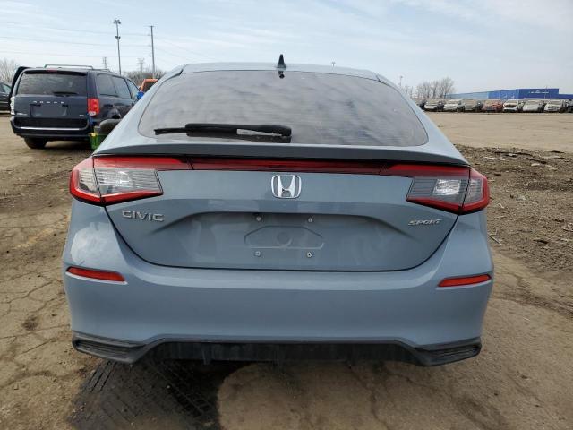 19XFL2G89PE013193 - 2023 HONDA CIVIC SPORT GRAY photo 6