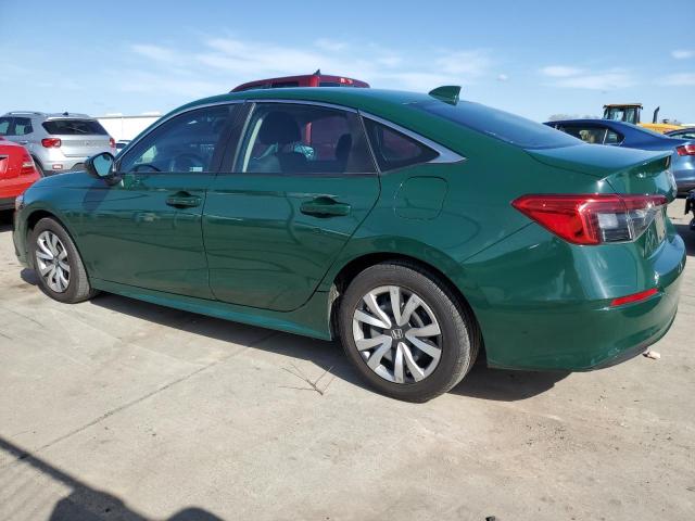 2HGFE2F23NH542441 - 2022 HONDA CIVIC LX GREEN photo 2