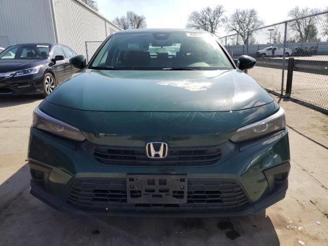 2HGFE2F23NH542441 - 2022 HONDA CIVIC LX GREEN photo 5