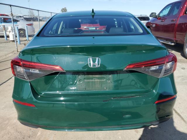 2HGFE2F23NH542441 - 2022 HONDA CIVIC LX GREEN photo 6