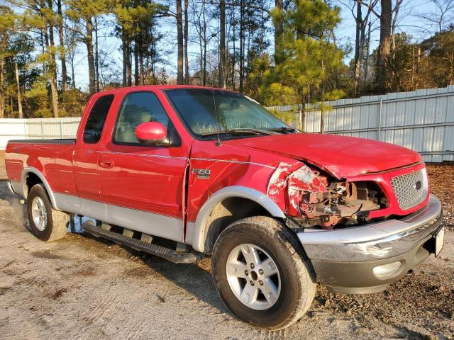 1FTRX18L02NB43155 - 2002 FORD F150 RED photo 4