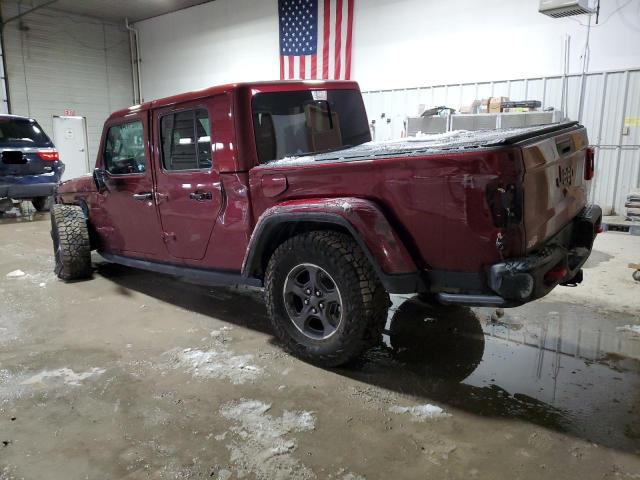 1C6JJTBG6ML578709 - 2021 JEEP GLADIATOR RUBICON BURGUNDY photo 2