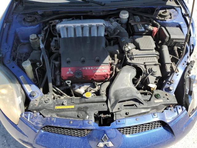 4A3AK34T36E022362 - 2006 MITSUBISHI ECLIPSE GT BLUE photo 11