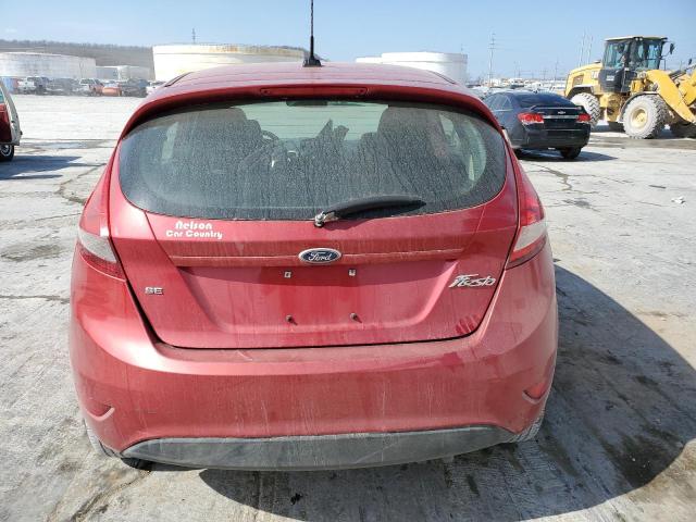 3FADP4EJ2BM148534 - 2011 FORD FIESTA SE RED photo 6